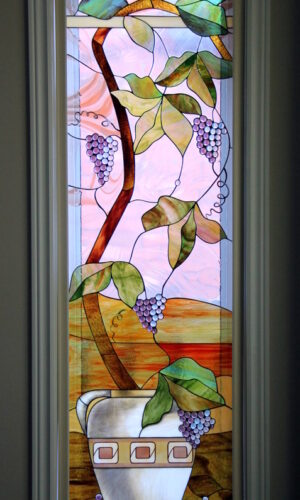 Grape Tree Vine Stained Glass