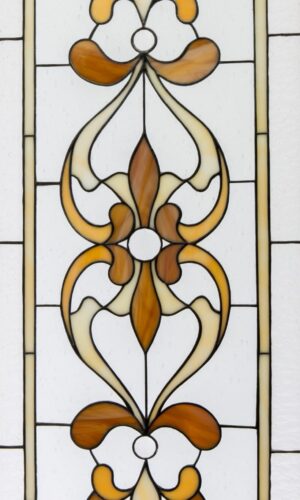 Traditional Pattern Stained Glass Window Design
