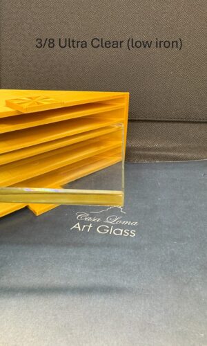 3/8" Thick Ultra Clear Glass Shelf - Tempered and polished