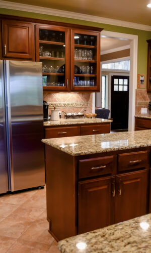 Stained Glass Door Insert - Frank Lloyd Wright inspired