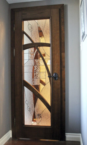 Custom Stained Glass Door Insert