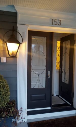 Custom Exterior Door Glass Insert