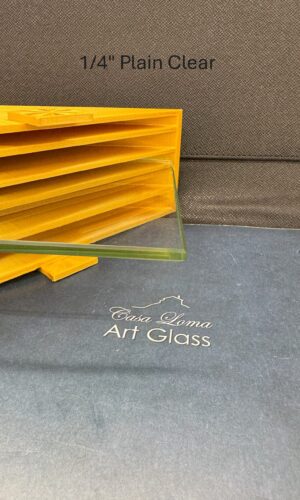 1/4" Thick Glass Shelf - Tempered and polished
