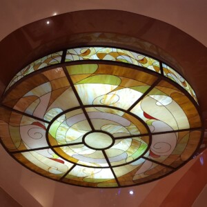 Custom Stained Glass Skylight
